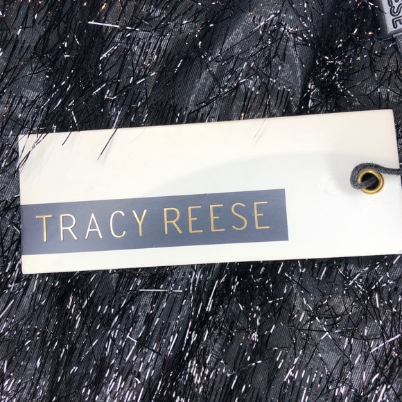 Tracy Reese Metallic Shimmy Shift Cocktail Dress - Picture 9 of 12